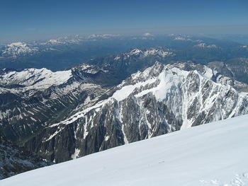 На вершине Монблана (4810 м)